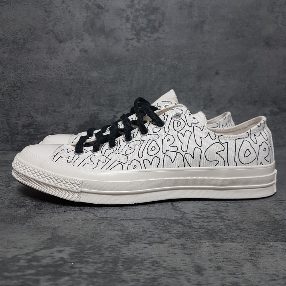CONVERSE Chuck Taylor All Star 70 Low My Story‎ Shoes Mens 9 Womens 11 Off White